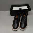 Coostar Mens Casual Shoes Comfortable Dress Sneakers Classic Lace-up Shoe Lightweight Black Size 9