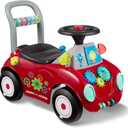 Radio Flyer Busy Buggy, Sit to Stand Toddler Ride On Toy, Ages 1-3, Red Kids Ride On Toy, Large