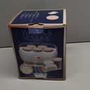 Conair Double Ceramic Hot Rollers for Long, Medium & Short Hair, 5 Ceramic Flocked 1-Inch Heated Hair Rollers with Clips, Hot Curlers for Women, Volume & Curls, Dual Voltage, Pink/White