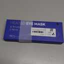 Ezona Heated Eye Mask, Warm Eye Compress Mask for Dry Eyes, USB Electric Eye Heating Pad with Temperature & Timer Control, Dry Eyes, Blepharitis, Sinus Migraine (Black)