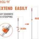 2 x eazer EAP01: Multi-Purpose Aluminum Pole - 34'' to 48''