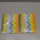 Pack of 2, And Per Se Student Planner 2025-2026, Academic Planner July 2025 - June 2026, 8.5" × 6.2", Weekly & Monthly Lesson Plan for Students with Colorful Tabs & Stickers (Joyful Wave)