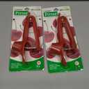 Cherry Pitter - Ordekcity Stainless Steel Cherries Corer Pitter Tool with Hand-held Push Design, Save Time & Space for Making Cherry Jam with Lock Design(Red) 2 Pcs