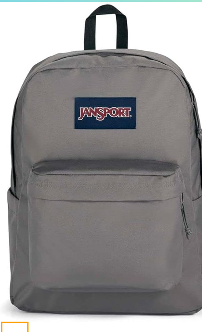 JanSport SuperBreak Plus Backpack with Padded 15-inch Laptop Sleeve and Integrated Bottle Pocket - Spacious and Durable Daypack for Work and Travel - Graphite Grey