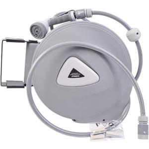 Retractable Garden Water Hose Reel Storage Gun Rewind Wall Mount 32Feet/65Feet/100Feet (32 Feet)