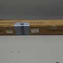 Single Curtain Rods for Windows 144 to 164 Inch(12-13.6ft),1 Inch Diameter Adjustable Heavy Duty Drapery Rods,with Modern Square Aluminum Alloy Finials,Matte Black