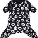 CuteBone Dog Christmas Pajamas Puppy Onesies Small Dogs Soft Pjs Coat Cat Apparel Comfy Pet Clothes Outfit Doggie Bodysuit P11XL