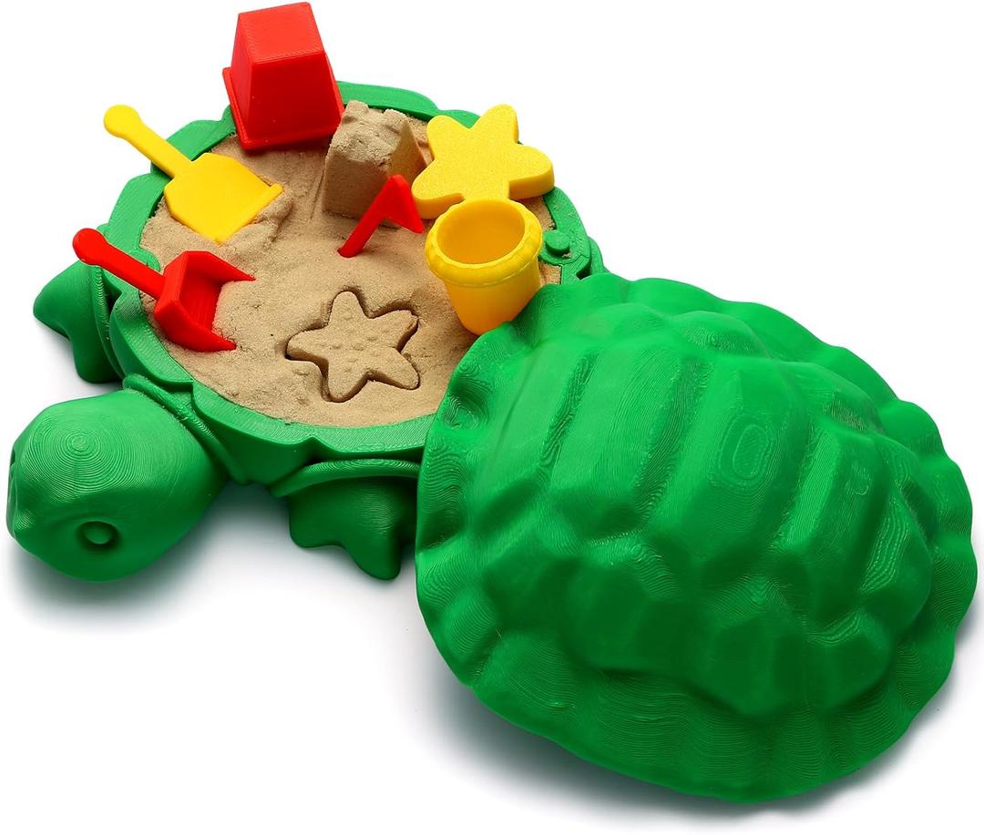 Mini Desktop Turtle Sandbox with Soft Sand and Small Tools -Premium Sand Garden for Desk Kit - Mini Zen Garden Kit Gifts Decor Desktop Accessories for Home, Office - Fidget Stress Relief
