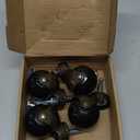 Ball Caster Wheels, Vintage Furniture Replacement Castors for Chair, Leaf Table, Tea Trolley - 30kg Load Capacity Each for Ottomans, Wheelchair, Coffee Table - Swivel Casters (4 Pcs)