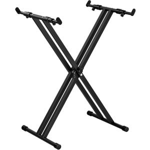 Double-X Keyboard Stand, Portable Digital Piano Stand, Adjustable keyboard Music Stand for 54-88 key Electric Pianos