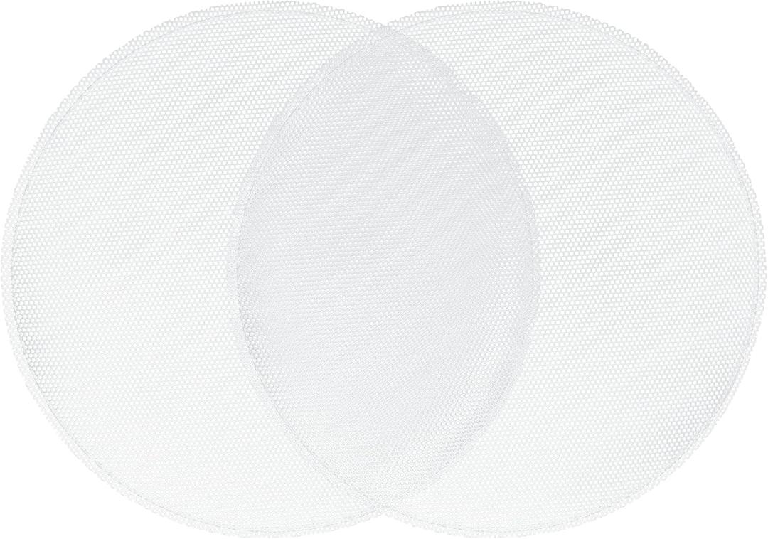 ACROPIX Universal 7 Inch Speaker Grills Mesh for Audio Subwoofer 183x193x11mm Grille without Frame White - Pack of 2