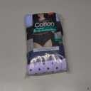 JUST MY SIZE Women's Cool Comfort Cotton High Brief 6-Pack (16156C) 