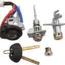 Car Full Lock Cylinder Replacement for 81970C1A00 81970-C1A00 Compatible with Hyundai Sonata 2015-2019 Lock Cylinder Include Ignition Switch/Trunk Lock/Front Left Door Lock/Glove Box Lock/ 2 Keys