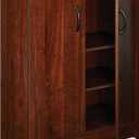 ClosetMaid 1307 Stackable 2-Door Organizer, Dark Cherry