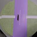 4 x Round faux Leather Placemats