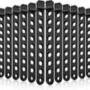 12 Pieces Rubber Bike Rack Straps, Bicycle Wheel Strap Replacement, Bike Cradle Carrier Wheel Stabilizer Strap with Holes for Outdoor Activities Car Rack, Cradle Tie Down