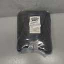 Bath Mat Floor Towel Set - Absorbent Cotton Hotel Spa Shower/Bathtub Mats [Not a Bathroom Rug] (Dark Grey, 2 Pack (16"x24"))