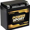 ExpertPower YTX14-BS ATV Battery - 220 CCA AGM Motorcycle Battery 12V 14Ah 10Hr ETX14-BS, UTV, Scooter, Snowmobile, 4 Wheeler Powersports Batteries, Fourtrax 300, Rancher 420, Pioneer 500-700-1000