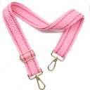 Black Hardware Purse Strap Adjustable Replacement Belts Wide Bag Straps for Canvas Crossbody Purses Messenger Bags Shoulder Handbags