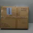 Freestanding Pet Gate Foldable Dog Gate (55 inches Wide) Walnut Bamboo Dog Gates for Stairs Doorways House (2 Support Feet Included)