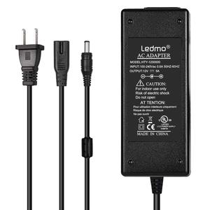 LEDMO 12V 5A 60W AC to DC Power Supply Adapter Power Adapter AC 100-240V to DC 12V Transformers US Plug Power Converter Power Supply LED Driver