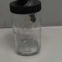 Breast Milk Pitcher, Mason Jar 32 oz, Wide Mouth Jar with Green Flip Cap Lid and Pour Spout, Heavy Duty Airtight Seal for Freshness and Convenience, Great for Cold Beverages and Home Entertaining (Black)