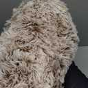 36 inches Donut Dog Bed for Large Dogs -Calming Fluffy Round Pet Bed with Removable & Washable Cover,Fits up to 80 lbs Pets (Brown,Large)