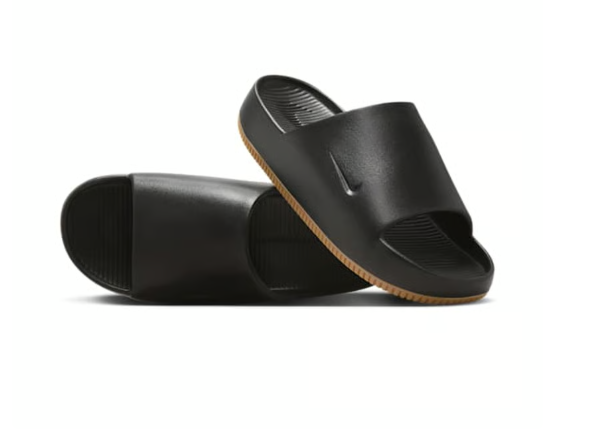 Nike Calm Men's Slides (Black Gum, Size 11)