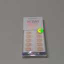 BTArtbox Press On Nails Short - Almond French Tip Press On Nails with Glue for Women, Soft Gel Glue On Nails in 16 Sizes - 32 Stick On Nails Kit, White French