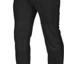 Champro Triple Crown 2.0 Open Bottom Baseball Pants, Youth Medium, Black