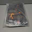 MEHOFOND Halloween Shower Curtain Sets 4Pcs with Shower Curtain,Non-Slip Rugs,Toilet Lid Cover, Bath Mat and 12 Hooks Castle Moon Night Scary Evil Pumpkin Halloween Bathroom Decor Set