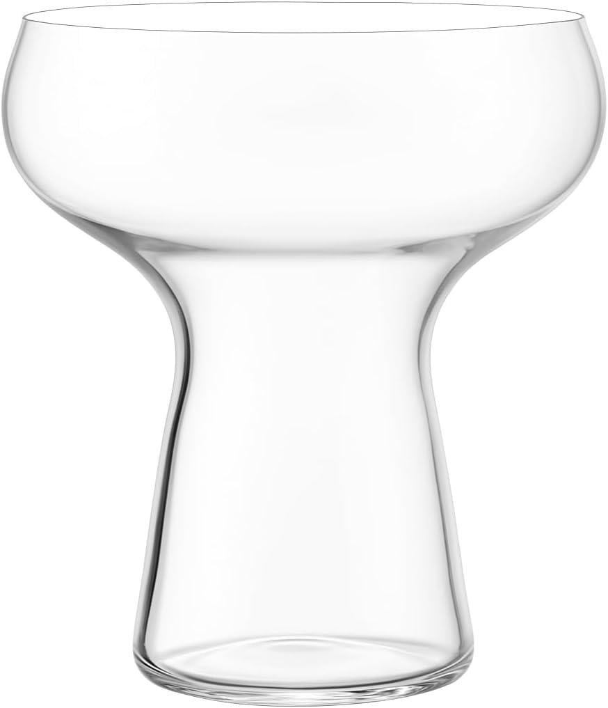 Oojami Lunara Clear Plastic Margarita Glasses, 11 oz, Set of 40, Disposable Party Cups for Cocktails (Clear)
