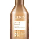 Redken All Soft Conditioner | For Dry, Brittle Hair | Moisturizes & Provides Intense Softness | With Argan Oil | 10.1 Fl Oz, Minor Bottle Damage