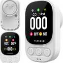 3-in-1 Carbon Monoxide Detector Plug in, Professional 2.1" LED Plug-and-Play Real-Time CO Monitor with Temp & RH, Premium Portable Travel CO Alarm with 85dB Loud Alarm (White/Classic)