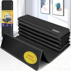 Jin&Bao Wider Couch Cushion Support for Sagging, Heavy Duty Solid Wood Sofa Cushion Support 23''x67.5'' Couch Supporter Under The Cushions/Sofa Bed Board 100% Saver Sagging (Black)