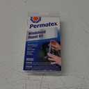 Permatex 09103 Automotive Windshield Repair Kit For Chipped And Cracked Windshields. Permanent Air-Tight Repairs, With Repair Syringe & Plunger, 9-piece Kit