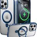 CASEKOO Desert Titanium for iPhone 16 Pro Case with Magnetic Invisible Stand [Compatible with MagSafe] [16FT Military-Grade Protection] Shockproof Polished Frame Phone Grip Cover 6.3 inch Gold