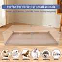 Disposable Guinea Pig Cage Liners, 48" x24 Large Liner Bag for Guinea Pig Cage Bottom, Water-Resistant Kraft Paper（25Pcs