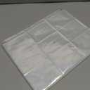 9-Sleeve Trading Card Protectors Binder Sheet, Transparent, 100 Pack