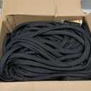 Flexible Garden Hose 100 FT, Ultra Lightweight Water Hoses 100FT w/10 Function Sprayer and 3/4" Brass Fittings, Kink-Free, Sturdy, Abrasion Resistant for Yard, Lawn, Outdoor and Gardening (Black)