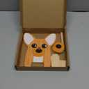 Wooden Spectacle Eye Glasses Holder, Cute Creative Animal Glasses Holder, Cute Handmade Wood Carved Animal Eyeglass Holder Display Stand, Christmas New Year Gift Home Office Desktop Decor (corgi)