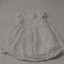 Niyage Toddler Girls Elegant Lace Pom Pom Flutter Sleeve Party Princess Dress 110
