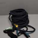 DOKOCCY Non-Expanding Garden Hose 50 ft, Flexible Water Hose with 10 Function Spray Nozzle, Lightweight Hose Pipe, Leak-Proof, Durable, Kink-Resistant, 3/4 Inch Connector, Portable Storage Strap