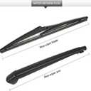 2 x Replacement for 2013-2025 Mazda CX-5 CX5, Rear Windshield Back Wiper Arm blade Set - Factory OEM Style