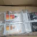 Adjustable Shower Caddy Hanging Over Shower Head, Storage Organizer Rack