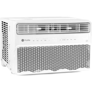 GE PROFILE PWDV10WWF 10,000 BTU Inverter Window Air Conditioner Unit Energy Efficient AC Cooling up to 450 sq ft, Ultra Quiet, Smart Home Capable, Includes Remote and Install Kit, White
