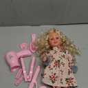 Baby Doll - SMIESSKIDDO 12" Interactive Baby Dolls with Hair Care Set & Sounds - Soft PVC Talking Babies Doll Toy Gift for Girls 2-6 Years (Comb, Mirror, Dryer, Rollers Included)