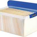 Bankers Box Heavy Duty 20" Plastic Letter File Box