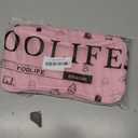 YOOLIFE Gifts for Kids Girls | Initial Travel Essentials Makeup Bag, Clear Toiletry Bag Pouch Cosmetic Bags Case Large Makeup Bags Pink Birthday Gifts for Women Teacher Mom Teen Friends J