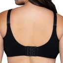 Vanity Fair Women's Full Coverage Beauty Back Smoothing Bra, 4-Way Stretch Fabric, Lightly Lined Cups up to DD (Black)